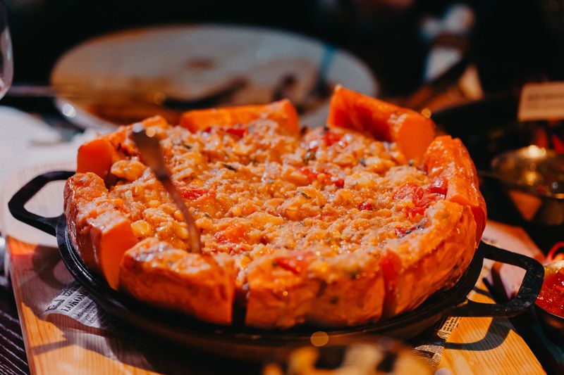 Giordanos house specialty dishes beautifully plated