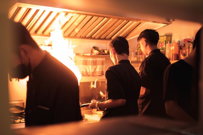 Giordanos team members at work